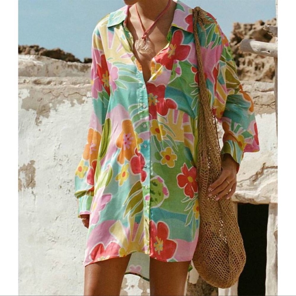NWT Spell Margi Hour shirt dress -M